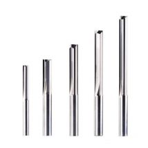 Dreanique 1pc Two Straight Flutes 1mm-12mm Carbide Milling Cutter For Wood Milling Engraving Slotting Milling Bit