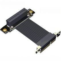 M22SL-TL PCIe 4.0 X4 ADT-Link PCI Express 4.0 X4 Extension Cable Vertical 90 180 270 Degree Graphics SSD Motherboard 4x Extender