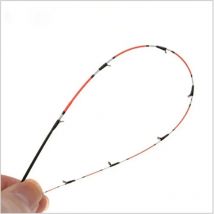 1pcs/pack 55cm half/full titanium rod alloy luminous raft stick tip fishing pole stem crane repair refit replacement tackle DIY