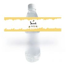 10pcs Happy Bee Day Bottle Labels Stickers Happy Birthday Honey Bee Party Baby Shower Decorations Kids Toy Water Labers