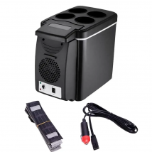 Car Interior Supplies Accessories 12V 6 Liter Car Mini Refrigerator Lightweight Dual-Use Insulated Cooler Box Container