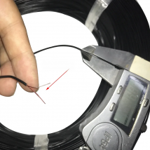 2core 3core 4core 5core Enameled Wire Insulated Cable Superfine Glass Fiber Headphone Wire Out Diameter 1.4mm PVC Signal cable