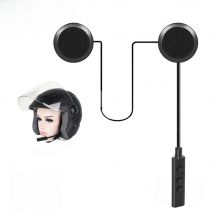 Velev Motorcycle Bluetooth 5.0 Stereo Headset Moto Universal Helmet Headphones Wireless Handsfree Call with 250mHA