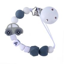 New Customizable Baby Pacifier Clip Personalized Name Anti-drop Chains Dummy Nipples Holder Clips Chain Teething Toys Chew Gifts