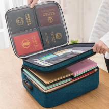 Document Organizer Storage Bag File Holder Travel Card Office Desk Stationery School Case Box Envelope Purse Pouch Accessories