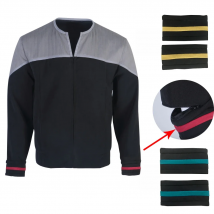 First Contact Uniforms Deep Space Nine Captain Picard Sisko Starfleet Star Costumes Trek Top Coat Prop