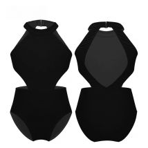 IIXPIN Kids Girls Ballet Dance Costume Sleeveless Halter Cutouts on Waist Backless Ballet Gymnastics Leotard Jumpsuit Dancewear