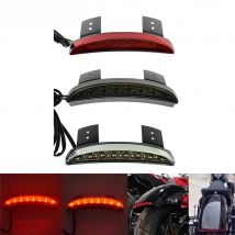Motorcycle Chopped LED Rear Fender License Plate Brake Stop Tail Light Lamp For Harley Cafe Racer Sportster 883 1200 Forty Eight