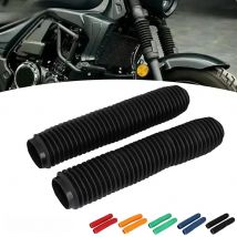 2 Pcs Dust Cover Front Rubber Fork  Gaiters Boots Sleeve Protector For Honda KTM Kawasaki Suzuki Yamaha Motorcycle Off Road
