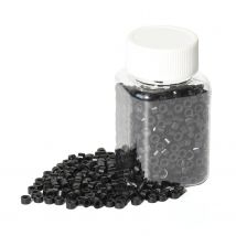 1000 Pcs 5.0mm*3.0mm*3.0mm Microring Con Vite, Silicone Micro Rings/Beads for Hair Extensions 9 Colors Optional