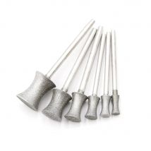 6pcs 80# 240# Jade Jewelry Rounding bits Diamond Ring Polishing Bits Rounding Grinding Bit 4mm-12mm polishing bits