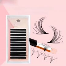CoMango Easy Fan Lashes Extension DIY 2d/3d/4d/10d Faux Mink Blooming Eye Lash Extensions 0.03/0.05/0.07 Makeup Lashes