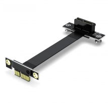 PCI-E3.0 PCI Riser PCI-E PCI Express Riser Card PCI 1x Extender Extension Cable x1 Graphics Card Ribbon PCIe Gen3.0 network card