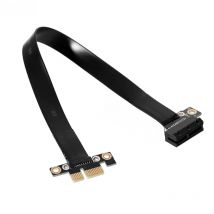 NEW PCI Express Gen3 8Gbps Flex Relocate Cable PCI-E 1X to 1X Slot Riser Card Extender Extension Cable for Bitcoin Miner Mining
