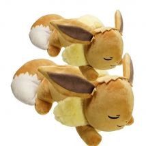 Pokemon Big 60cm Sleeping  Eevee Position Cartoon Plush Toy Stuffed Doll High Quality Xmas Gifts