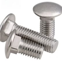 2/10pcs M4 M5 M6 M8 M10 M12 Steel GB12 DIN603 Truss Round Head Square Neck Carriage Screw Coach Bolt for Shelf Desk L= 10-100mm