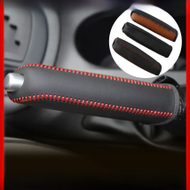 Leather Car Handbrake Hand Brake Cover for Mazda 3 Axela Atenza CX-5 CX3 CX-3 CX5 2015 2016 2017 2018 2019 2020 AT Accessories