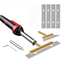 LUXIANZI Soldering iron Heating Blade Fingerprint IC Mainboard Repair Tools For Mobile phone Glass Glue Remove Cleaning Tool