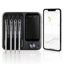 INKBIRD 2/4 Probes Wireless BBQ Thermometer 3 Modes WiFi Bluetooth Meat Thermometer Alarm IP67 Waterproof for BBQ Oven