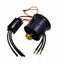 QX-Motor 70mm 12-Blade Ducted Fan EDF Jet Engine Kit with 6S Brushless Motor 100A ESC Suitable for 2.7kg RC Drones