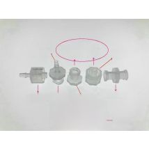 1Pc medical equipment Luer Lock male female Connector (polyprop) adapter plugs caps couplers