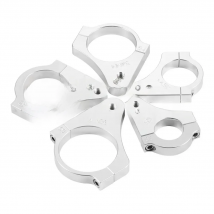 Universal Motorcycle Aluminium Steering Damper Fork Frame Mounting Clamp Bracket 30mm 32mm 33mm 35mm 37mm 38mm 39mm 40mm 45mm