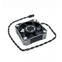 Surpasshobby Rocket-RC 25mm 30mm 35mm 40mm 50mm Metal Cooling Fan For RC Car Motor ESC Heat Dissipation Silver Black
