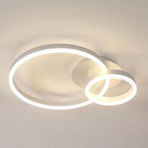 Luz de techo LED 42W Lámparas de techo modernas para sala de estar, luz de techo acrílica redonda para pasillo de cocina