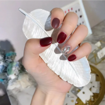 Resin Feather Shape Manicure Photo Props Nail Style Display Tool Nail Tips Display Board Showing Shelf Stand High Quality