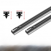 KAWOO 1pcs Car Windscreen Wiper Blade Insert Rubber Strip (Refill) 8mm/6mm Soft 14"16"17"18"19"20"21"22"24"26"28" Accessories