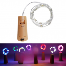 1M 2M 3M Wine Bottle Cork LED String Lights Holiday Fairy Lights Garland Christmas Tree Wedding Party Decor Bar Bottle Lights