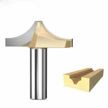 Tideway Tungsten Carbide Arc Router Bits R Angle Professional Grade Woodworking Slotting CNC Tool Milling Cutter for Wood