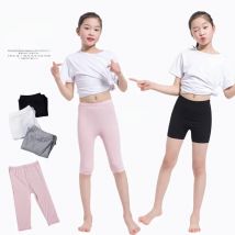 3-16Y girls spring summer pants  calf-length leggings short pants Candy Color  pants girls legging Knee Length baby girls pants