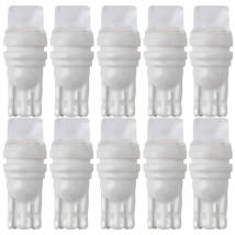 10X T10 W5W Ceramics 3D LED Waterproof Wedge Licence Plate Lights WY5W Turn Side Lamp Car Reading Dome Light Auto Parking Bulb