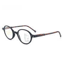 Progressive Multifocal Reading Glasses Men Women Anti Blue Light Vintage Round Eyeglasses Presbyopic Computer Eyewear 2022 Trend