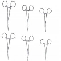 1pc Stainless Steel 14/16/18cm Medical Dental Surgical Needle Holder Hemostatic Forceps Clamp Straight/Elbow Surgical Tool