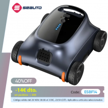 [180 minuti di esecuzione fino a 2000 piedi quadrati] Aspirapolvere per piscina senza fili Grennix 50.000 Pa Potente aspirazione per piscine piatte a terra