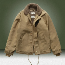 Winter N1 Deck Cotton Bomber Jacket Men Outdoor Sport Climbing Hiking Thickened Plush Windbreaker Tank Cargo Coat Men's Jackets