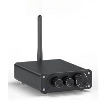 Fosi Audio BT10A Bluetooth 2 Channel Sound Power Stereo Amplifier TPA3116D2 Mini HiFi Digital Amp for Speakers 50W Treble & Bass