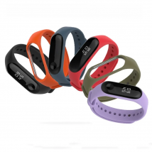 Bracelet for Xiaomi Mi Band 3 4 Sport Strap watch Silicone wrist strap For xiaomi mi band 5 accessories bracelet Miband 6 Strap