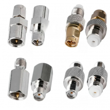 JXRF Connector 2PCS FME Male Female to SMA Male Female RF Coaxial Adapter FME to SMA Coax Jack Connector