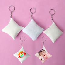 15pcs/lots Blank Fabric Key Rings Key Chian DIY Gifts Printing Sublimation Ink Transfer paper Print High Quality