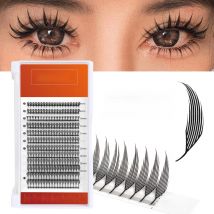 VYRILA Spire Lashes Individual Feather Eyelash Extensions Mix 8-16mm Tower Fans Premade Spikes Manga Eyelash Extensions