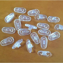 10Pairs/Lot Transparent Silicone Airbag No Holes Nose Pads On Glasses Comfortable Anti-Slip for Insert Embedding Nose Pad