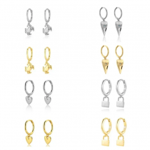 Wholesale Gold Silver Color small Animal Glossy Crab Dangle Drop Earring  for Women Charm Piercing Pendiente Animal Jewelry 2025