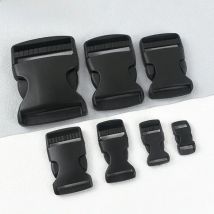 10Pcs 10-50mm Plastic Quick Side Release Buckles Bag Strap Adjuster Closure Clasp Dog Collar Backpack Belt Hooks DIY Accessories
