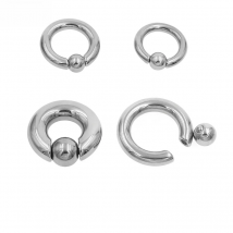 1 Pc Titanium Surgical Stainless Steel Captive Bead Ring  Eyebrow Nose Lip Tongue Piercing Tragus Cartilage Earring Body Jewelry