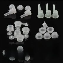 10/30pcs Essential oil Bottle Plug 18R For Leak-Proof Inner Stopper Drop Stopper Silicone Cap PlasticConcave T-Type Flat Stopper