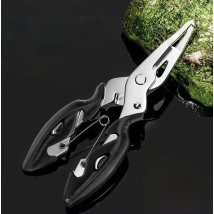 Multifunctional Curved Mouth Road Sub Pliers Cutting Lines Uncoupling Fish Hooks Opening Coils Outdoor Fishing Tools Plier