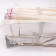 100pcs 6x14cm Clear Self Adhesive Seal Plastic Bags Transparent Resealable OPP Packing Poly Bags Pick Beads Hanging Holes